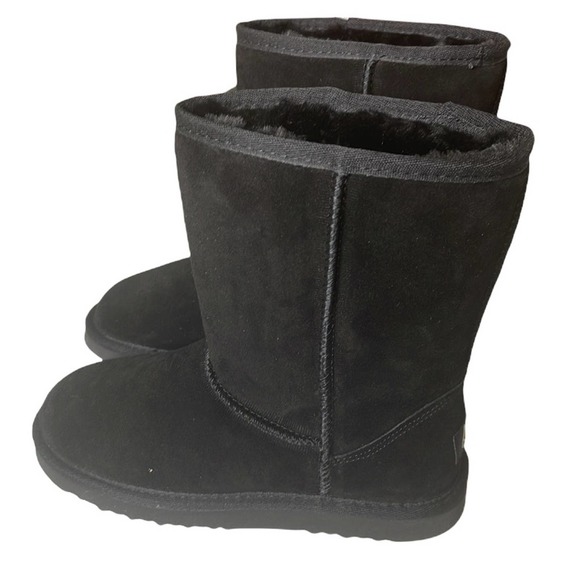 Kemi Bella Short Suede Faux Fur Boots Size 6 - Picture 2 of 11